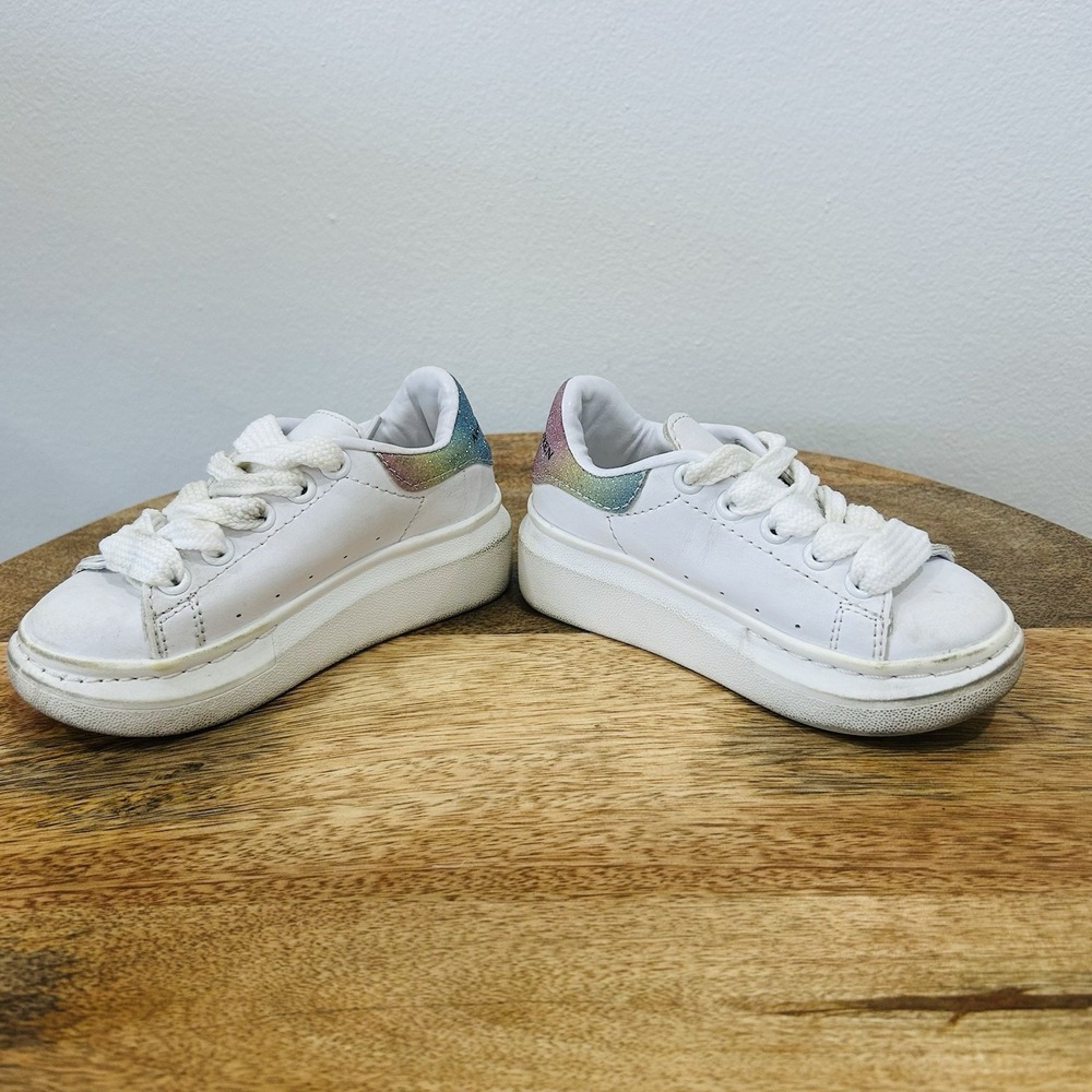Alexander McQueen Toddler sneakers Shoes EU 25 US 8.5 White Rainbow Chunky